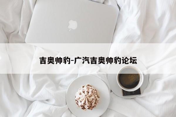 吉奧帥豹-廣汽吉奧帥豹論壇