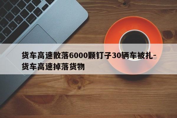 貨車高速散落6000顆釘子30輛車被扎-貨車高速掉落貨物